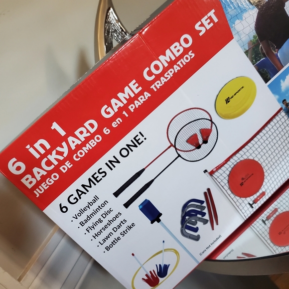 MD Sports 6 in 1 Backyard Combo Game Set - Picture 6 of 12